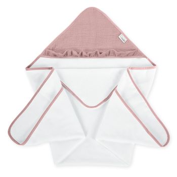 Maxicapa De Baño Para Bebés Cotton Color Rosa