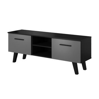 Mueble De Tv Con 2 Nichos Y 2 Puertas - L140 Cm