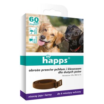 Collar Contra Pulgas Y Garrapatas Para Perros Grandes Happs