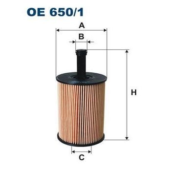 Oe650 Filtro De Aceite / 1
