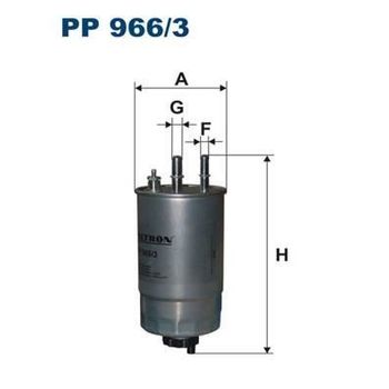 Filtro De Combustible Pp966 / 3