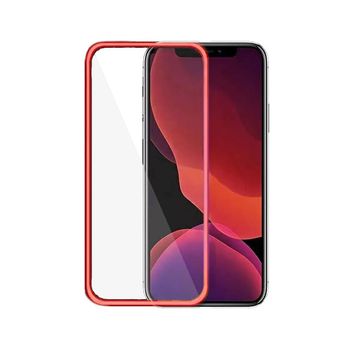 Protector Pantalla Cristal Templado Fluo Apple Iphone 13/13 Pro Rojo