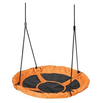 Greenmill Columpio Nido De Cigüeña, 100 Cm De Diámetro, Hasta 150 Kg, Naranja, Gr0228