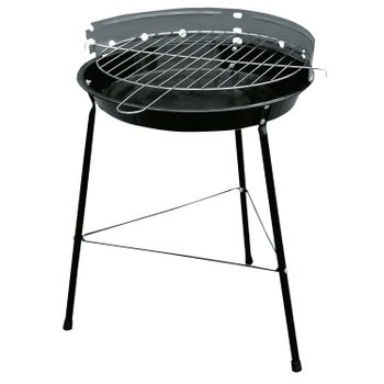 Asador de Carbón con Bolsa Isotérmica Marjal Negro Ø26,5x22,5cm 7house