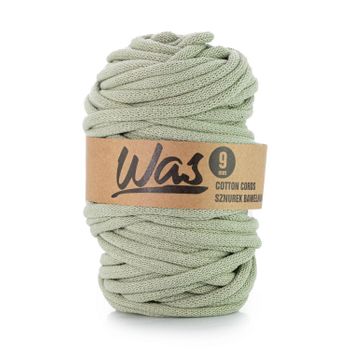 Was Cordón De Algodón Con Núcleo De Poliéster, Hilo De Algodón Diy, Macramé, Tejer, Cordón De Algodón Ideal Para Manualidades (9 Mm, 50 M, Verde Oliva)