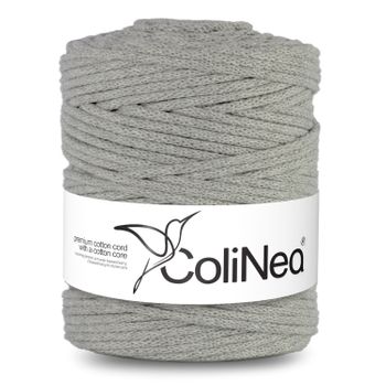 Colinea Cordón De Algodón Con Núcleo De Algodón, Cuerda Trenzada, 5 Mm (gris, 200 M)