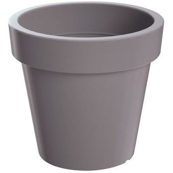 Maceta De Plastico Lofly En Gris 19,6x19,6x18,1cm