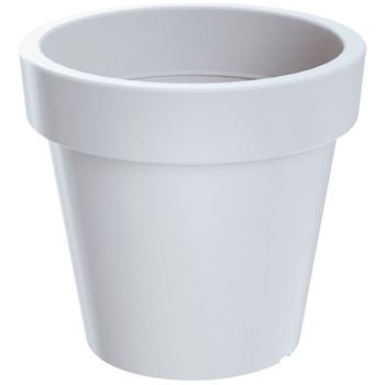 Maceta De Plastico Lofly En Blanco 34,5x34,5x31,8cm