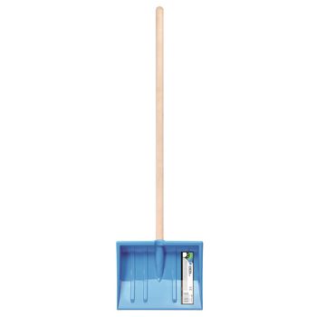 Pala Quitanieve Prosperplast Bobo  Con Mango De Madera 25x5x88 Cm Azul