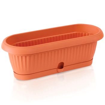 Maceta De La Colección Terra dimensiones: 316x132x110 terracota marca: Prosperplast