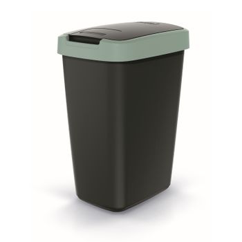 Keden Compacta Q Contenedor De Basura, Papelera De 12 Litros Color Verde