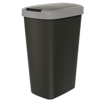 Keden Compacta Q Cubo De Basura De 45 Litros Color Negro/gris