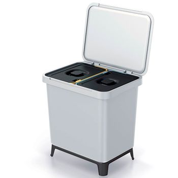 CUBO RECICLAJE 3 COMPARTIMENTOS 45 L. 2399-I