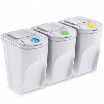 Set 3x35l Papeleras Reciclaje sortibox - Prosperplast