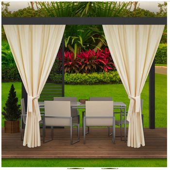 Cortina De Exterior Jardin 155x200cm, 4ud Para Terraza/balcón, Naranja con  Ofertas en Carrefour