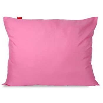 Medicline Almohada De Microfibra Relleno De Silicona Peso: 60-80 G/m2 Hipoalergénico Lavable Hasta 30 Grados (80 X 80 Cm, Rosa)