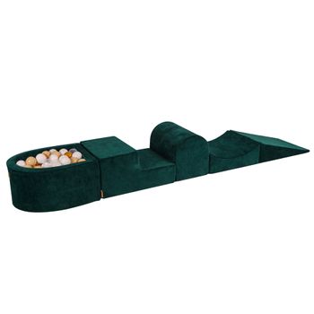 Piscina De Bolas Bebé 90x30 Cm Con 200 Bolas De 7 Cm Certificadas, Algodón,  Gris Claro: Menta/gris/blanco Meowbaby con Ofertas en Carrefour