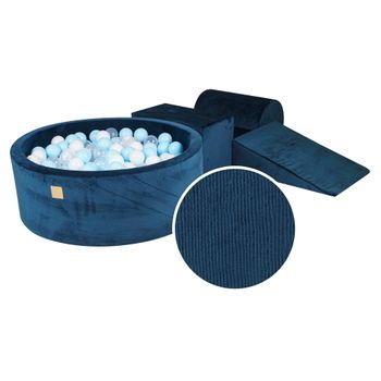 Piscina de Bolas Redonda Baby Blue con Estrellas 90x30cm, con