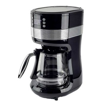 Air Essence Cafetera Espresso, Color Negro, Aroma Overflow 1,4 L