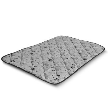 Prestige Cama Para Perro Colchoneta Impermeable Duradera (120 X 80 Cm, Hueso Negro)