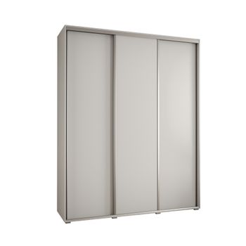 Armario Corredero Davos 1 200x235x45 Blanco/blanco/plata