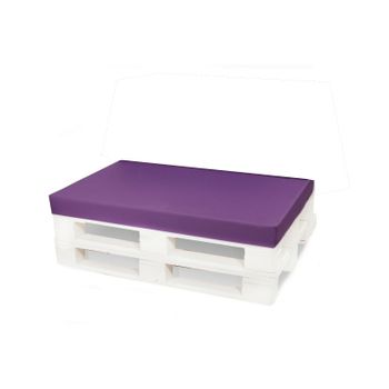 Cojín Palet 120x80 Morado, Cojines De Suelo Grandes, Cojines De Suelo Para Niños Cojín De Exterior, Cojines De Jardín