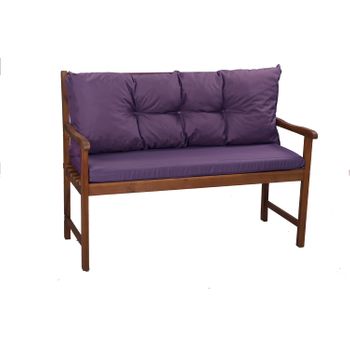 Cojines Para Columpio De Jardín| Cojín Para Banco Morado| 120x50x7+ 120x50cm| Cojín Exterior| Almohada Decorativa Impermeable| "mix"