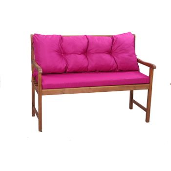 Cojín Para Muebles De Jardín| Rose| Cojín Para Banco 150x50x7+ 150x50cm| Cojín Exterior| Cojines Para Columpio De Jardín| Almohada Decorativa