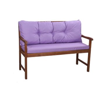 Morado Claro Cojín Para Banco Exterior| 160x50x7+ 160x50cm| Cojines Para Columpio De Jardín| Cojín Exterior| Almohada Decorativa Impermeable