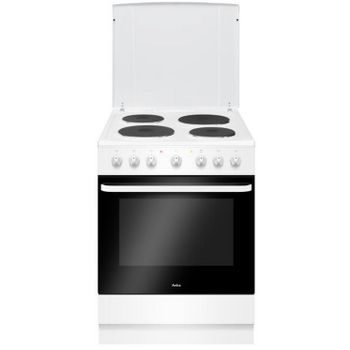 Cocina Eléctrica Beko CSS48100GW - Vitrocerámica, 3 Fuegos, Horno