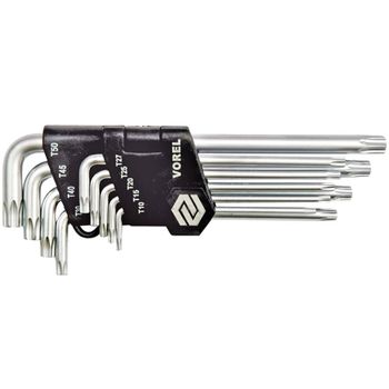 Llaves De Segurudad Torx 9 Unidades Vorel