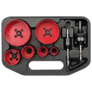 Kit Para Sierra Eléctrica De Copa Para Metal  9 Piezas Yt-3380 Yato