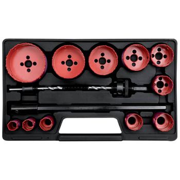 Set Combinado Para Sierra De Copa Para Metal 15 Piezas Yt-3380 Yato