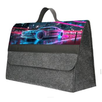 Arco Design Bolsa, Organizador Maletero Coche, 46x20cm, B-lux Bmw