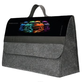 Arco Design Bolsa, Organizador Maletero Coche, 46x20cm, B-lux Dream Cars