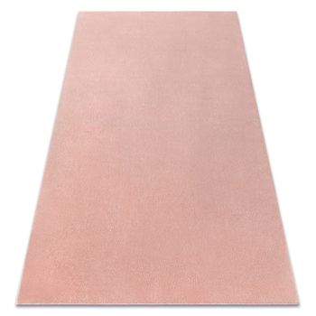 Alfombra De Lavado Moderna Lindo Rosa, Antideslizante, Peluda 80x150 Cm