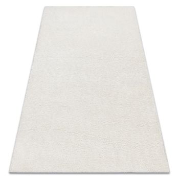 Alfombra Buenos 7001 Shaggy Liso, De Un Solo Color Blanco 200x290 Cm