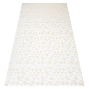 Alfombra Pearl 51321a Crema - Geométrico Exclusiva, Estructural 154x230 Cm