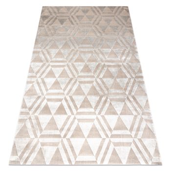 Alfombra Pearl 51323c Beige - Geométrico Exclusiva, Estructural 230x330 Cm