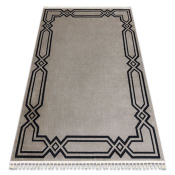 Alfombra Amour 53071a Beige - Marco, Moderno, Elegante 98x200 Cm