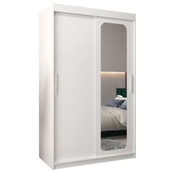 Armario Promo T2 De Puertas Correderas 200/120/62 2 Puertas (blanco/blanco)