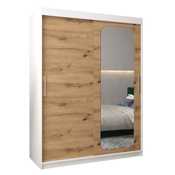 Armario Promo T2 De Puertas Correderas 200/150/62 2 Puertas (blanco/artisan)