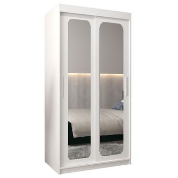 Armario Promo T3 De Puertas Correderas 200/100/62 2 Puertas (blanco/blanco)