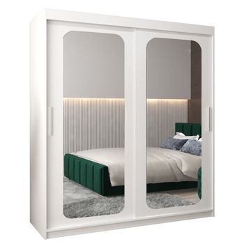 Armario Promo T3 De Puertas Correderas 200/180/62 2 Puertas (blanco/blanco)