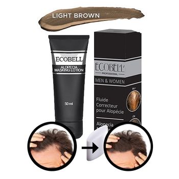 Ecobell Maquillaje Capilar Masking Lotion 50 Ml 04 Light Brown Castaño Claro