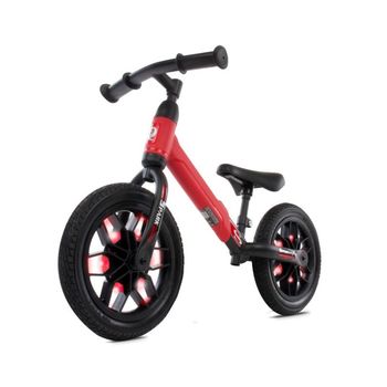 Bicicleta De Equilibrio Spark Rodas Led Roja