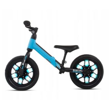 Bicicleta De Equilibrio Spark Rodas Led Azul