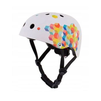 Casco Multideportivo Con Lámpara Reflectora (m) Blanco