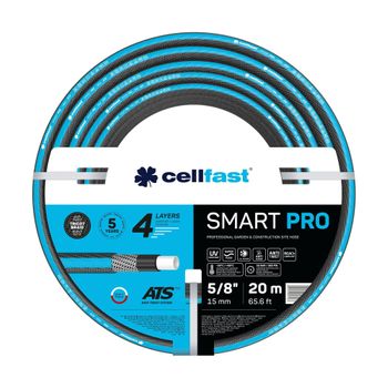 Manguera De Jardín Smart Pro Ats De Diámetro De 5/8"(15mm), Longitud De 20 M Cellfast