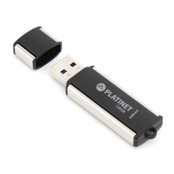 Memoria Usb Platinet Rápida 128gb Alto Rendimiento Negro